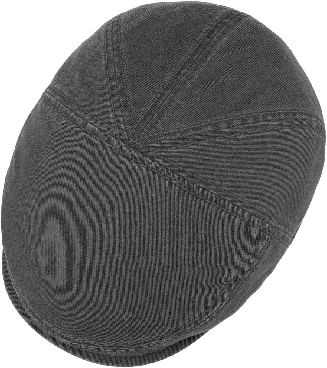 Stetson Paradise Cotton Flatcap Schirmmütze UV-Schutz 40 Herren Sommer Winter S dunkelgrau, S dunkel