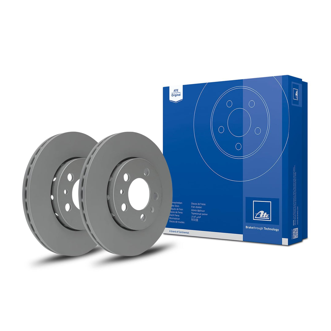 ATE Original Bremsscheibe - 2 Bremsscheiben - 24.0122-0151.1 - ECE-R90 Strassenzulassung
