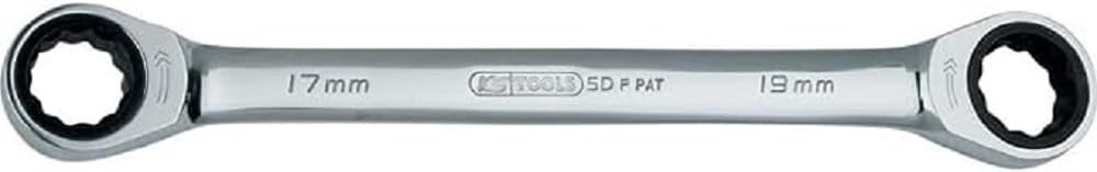 KS Tools 503.4511 GEARplus Doppel-Ratschenringschlüssel, 8x10mm, 8x10mm