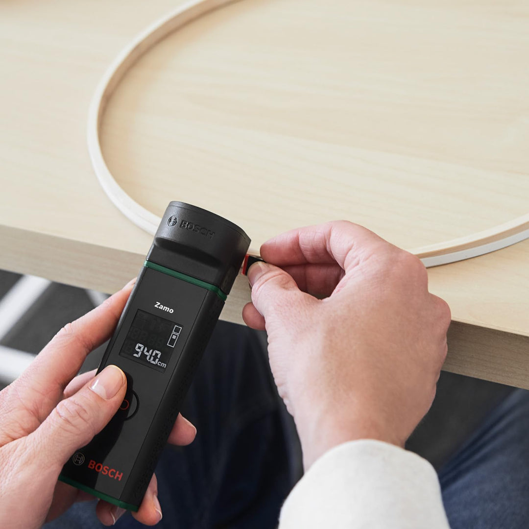 Bosch Lasermessgerät Zamo Tape Adapter (Zubehör für Zamo 4. Generation, zum präzisen Messen von kurz