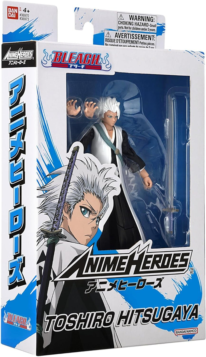 BANDAI – Anime Heroes - Bleach - Anime Heroes Figur 17 cm - Hitsugaya Toshiro - 36973, Hitsugaya Tos