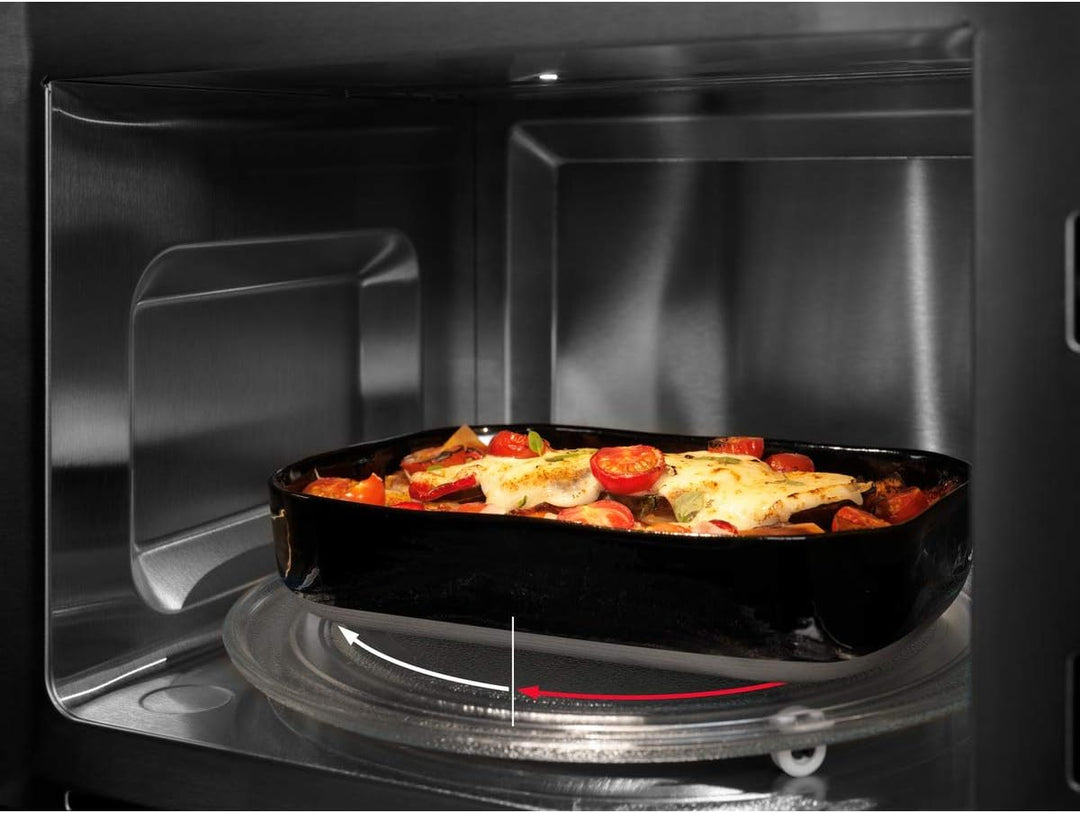 AEG KMK721880W Einbau-Mikrowelle mit 1000 W und Grill mit 1200 W Leistung, Auftauprogramm, 3 program