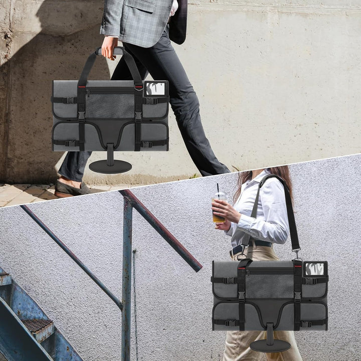 Monitor-Tragetasche Kompatibel mit 24-Zoll-Monitoren/LCD-Bildschirmen, Monitor-Tasche mit Schultergu