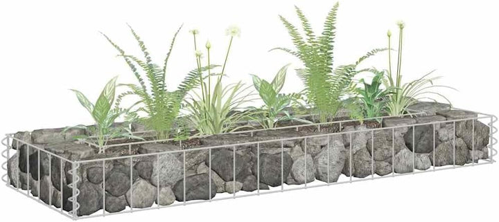 vidaXL Gabione Hochbeet Pflanzenkorb Steinkorb Blumenkasten Drahtkorb Pflanzkasten Gabionen Blumenbe