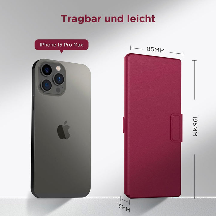 CACOE Mini Bluetooth Tastatur mit Ständer für Handy, Ultraflache Tragbare, Faltbare, Dual-Channel QW