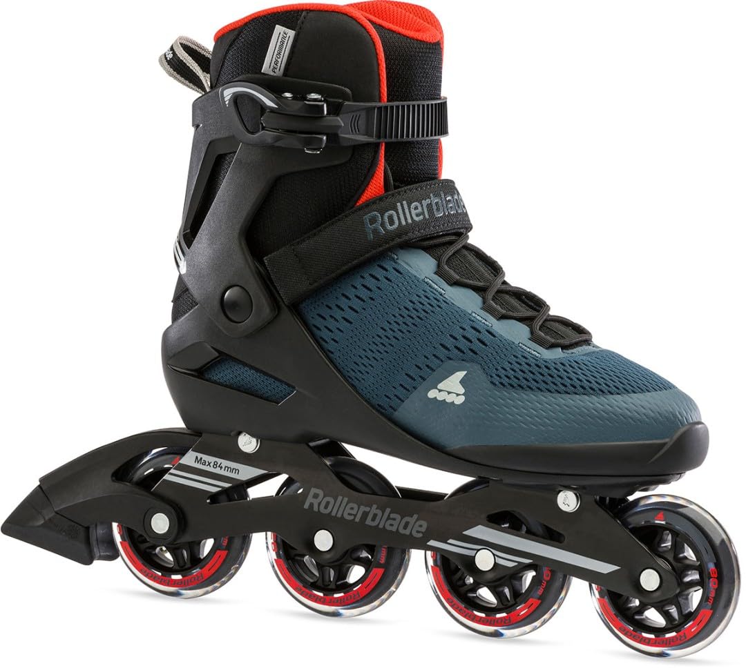 Rollerblade Herren Sirio 80 300 Orion Blue/Spicy Orange, 300 Orion Blue/Spicy Orange