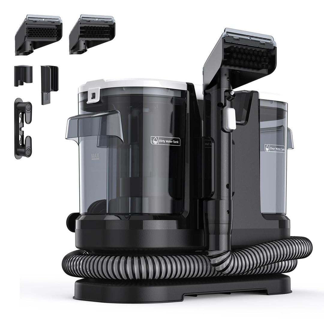 Polsterreiniger Gerät Nasssauger, 20kPa 600W Teppichreiniger Waschsauger Fleckenreiniger mit grossem