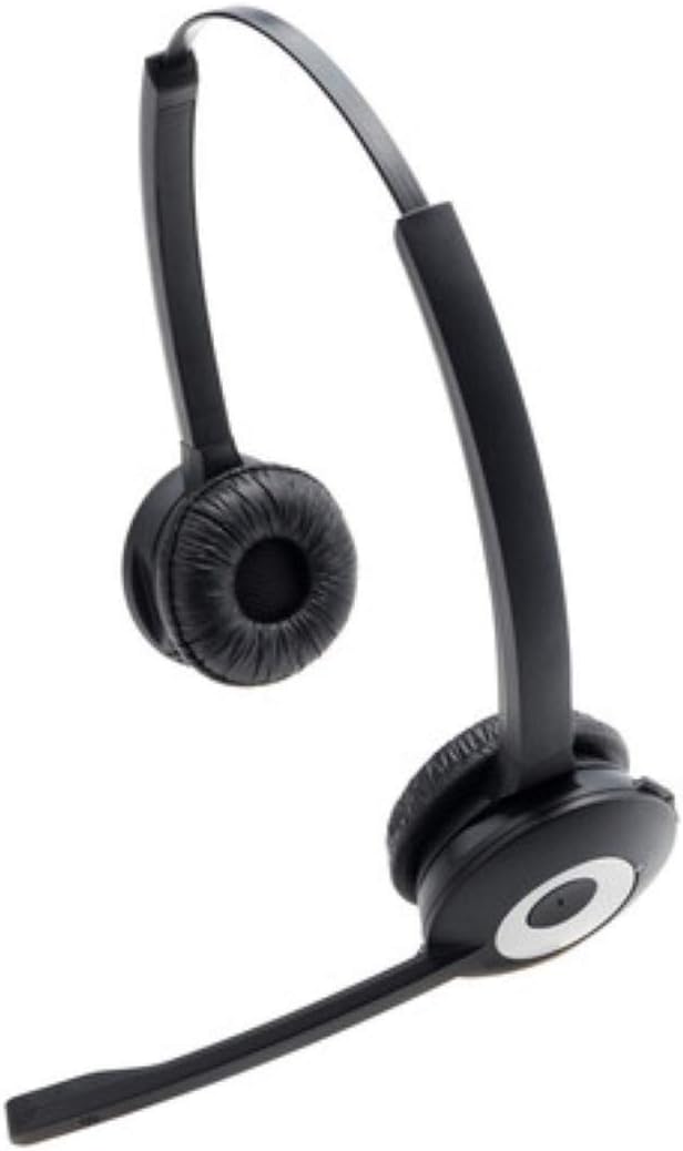 Jabra Pro 920 DECT Wireless On-Ear Stereo Headset - HD Voice and Noise-Cancellation with All-Day Bat
