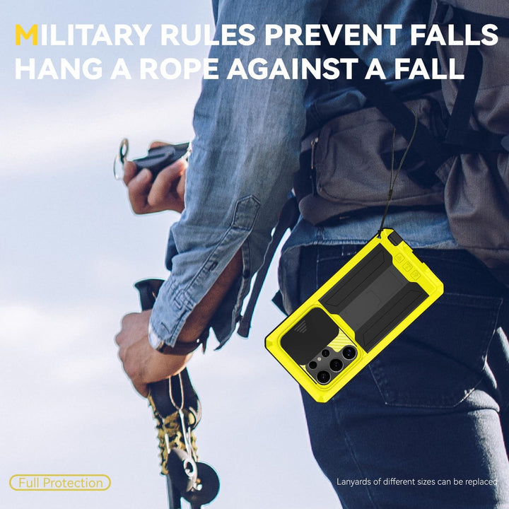 MIYIYQP Kompatibel mit Samsung Galaxy S24 Ultra 5G Handyhülle, Outdoor Powerful Hybrid Schutz stossf