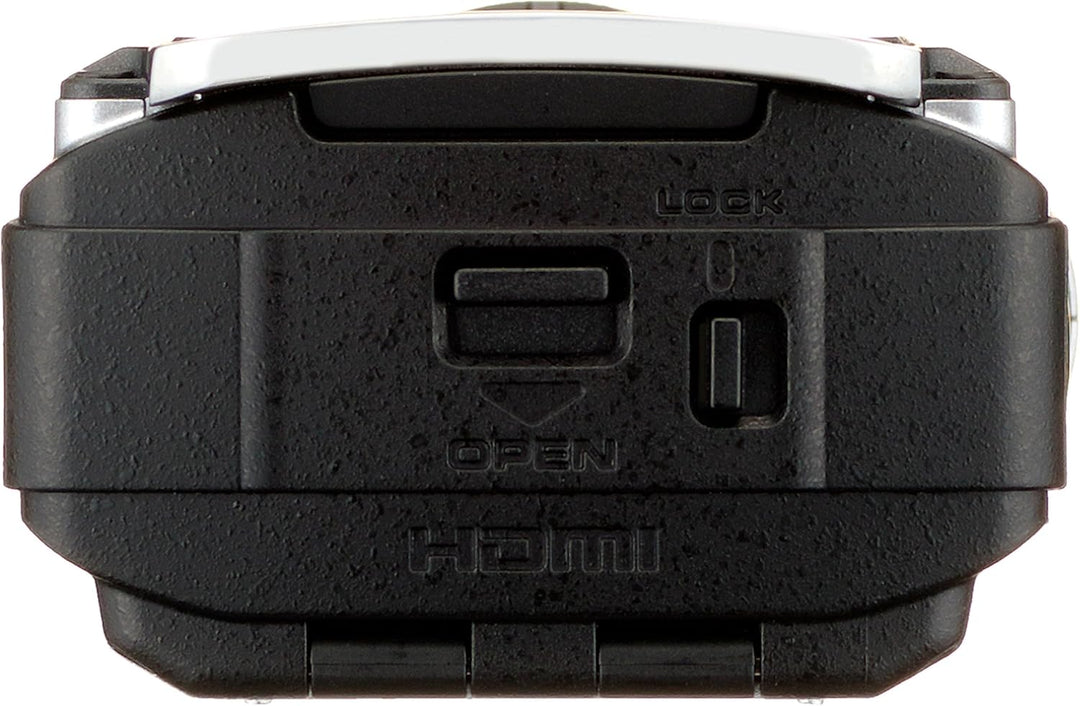 Ricoh WG-M2 kompakte und leichte Actioncam (4K-Video, 204 Grad Ultraweitwinkel-Objektiv) silber, sil