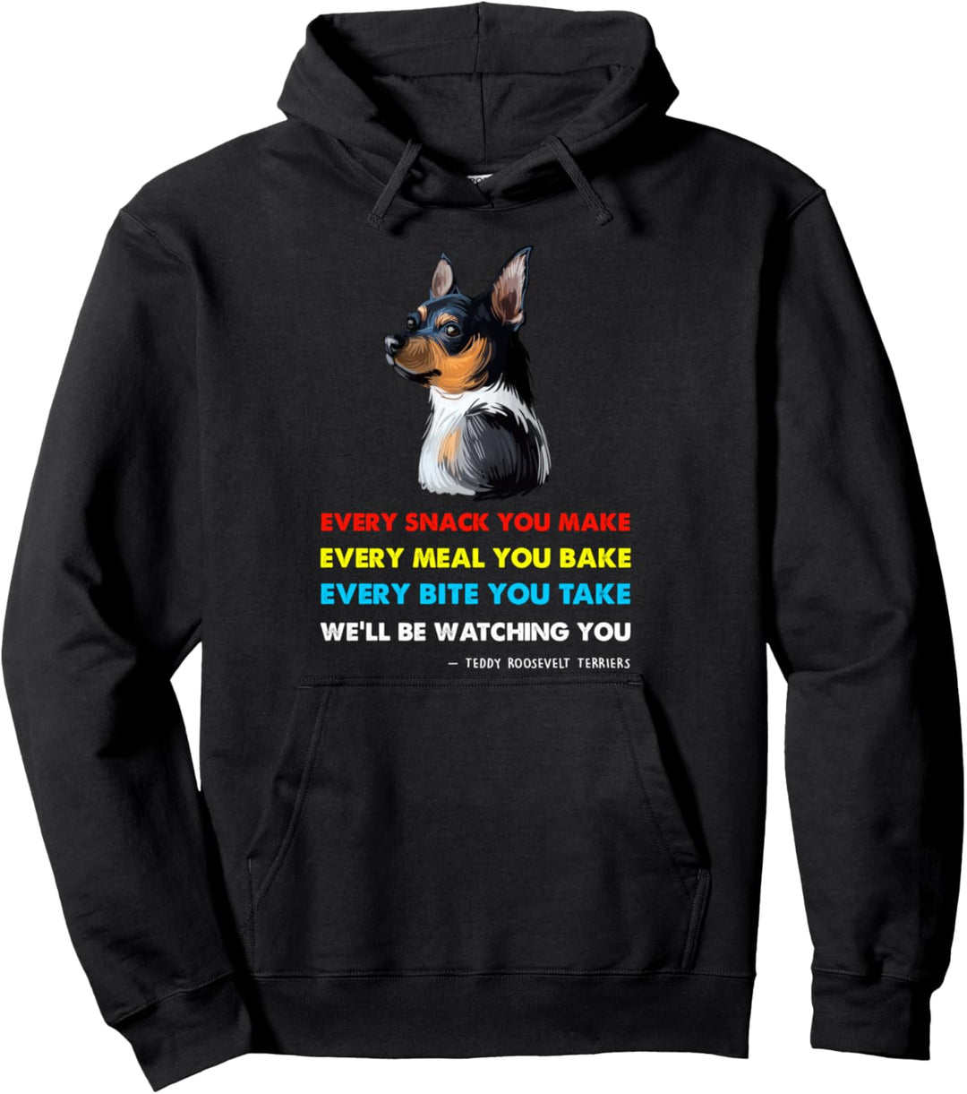 Teddy Roosevelt-Terrier-Hund Pullover Hoodie