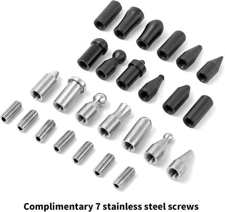 WHDZ Paintless Dent Repair Tools Car Dents Removal Rods Kit with Tips Repair Set for Auto Body Remov