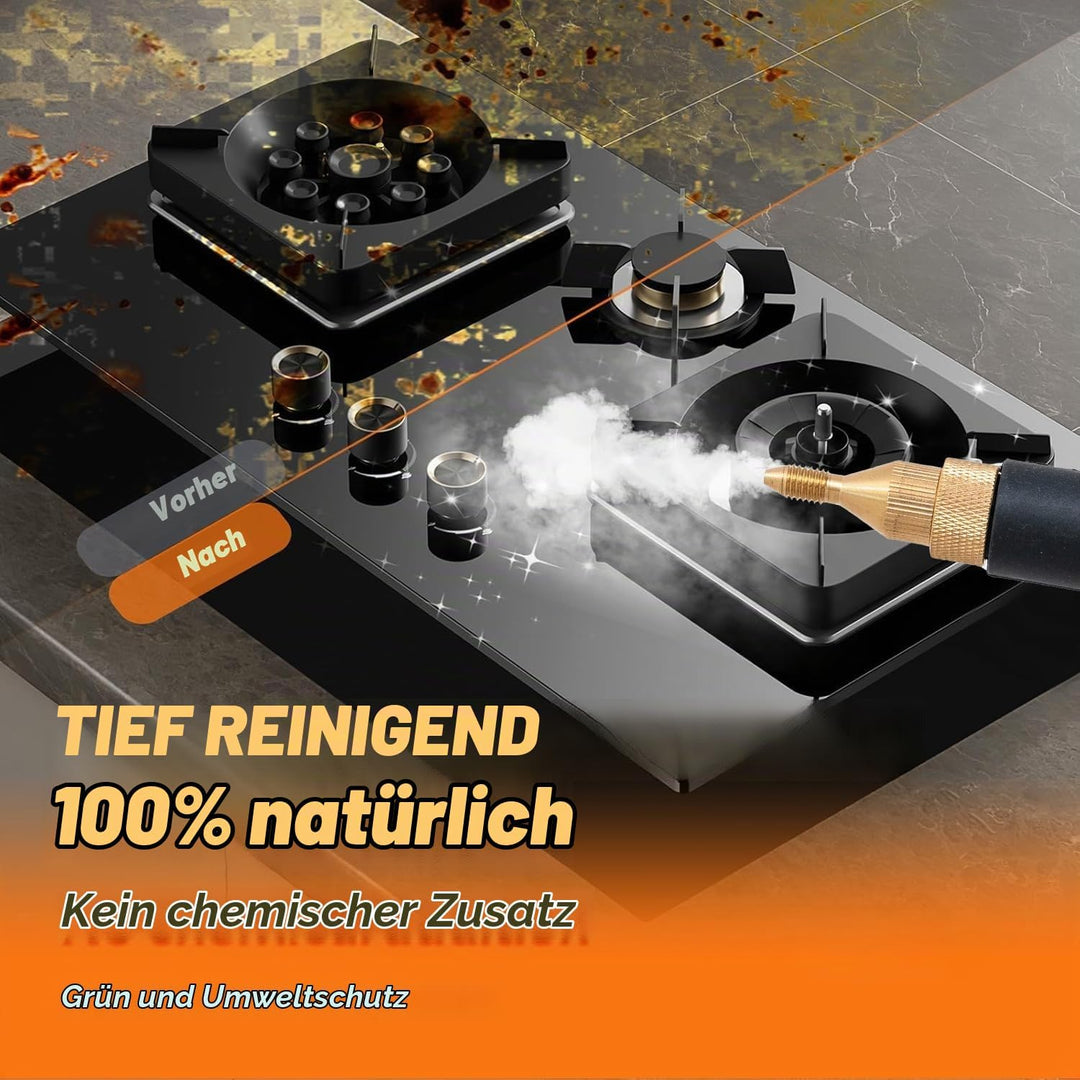 OUTIGO Dampfreiniger Tragbarer, Hochtemperatur Reinigungsmaschine für Küche, 2000w, Eliminates Greas