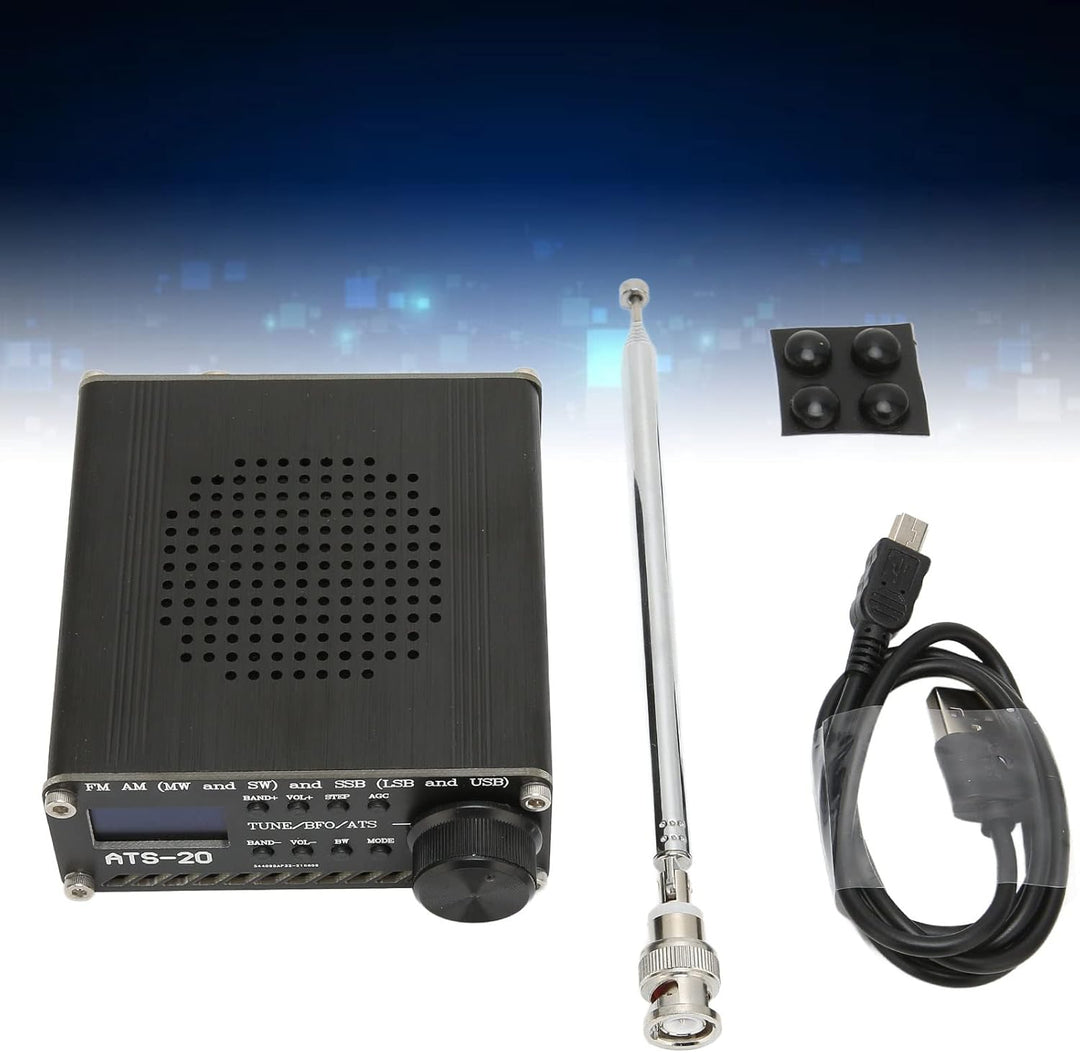 AM FM Kurzwellenradio, MW SW SSB Allband-Funkempfänger Batteriebetriebenes Tragbares Reiseradio für
