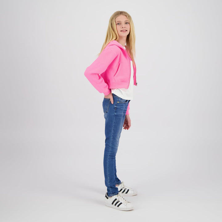 Vingino Mädchen Basic-ziphoody Terry Hooded Sweatshirt 12 Jahre Farbe: Rosa., 12 Jahre Farbe: Rosa.