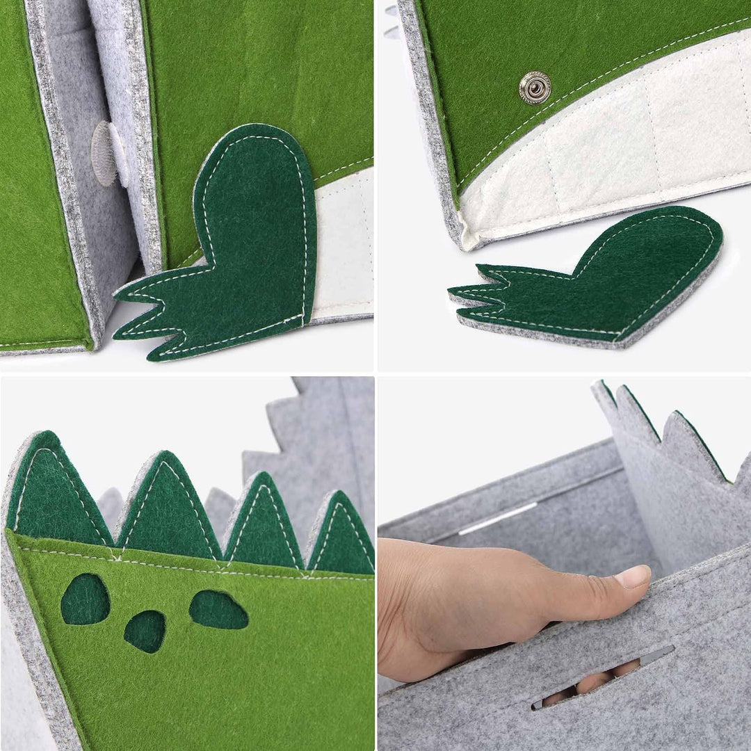 Lucky Sign - Aufbewahrungsbox Kinder Spielzeugkiste aus Filz faltbar für Jungen &amp; Mädchen,85X25X24cm