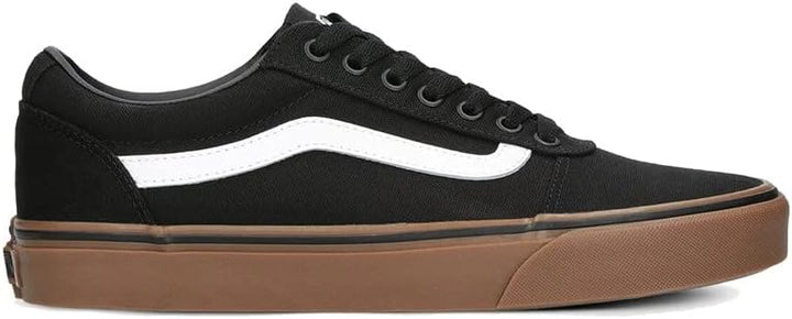 Vans Herren Ward Sneaker 39 EU Canvas Black Gum, 39 EU Canvas Black Gum