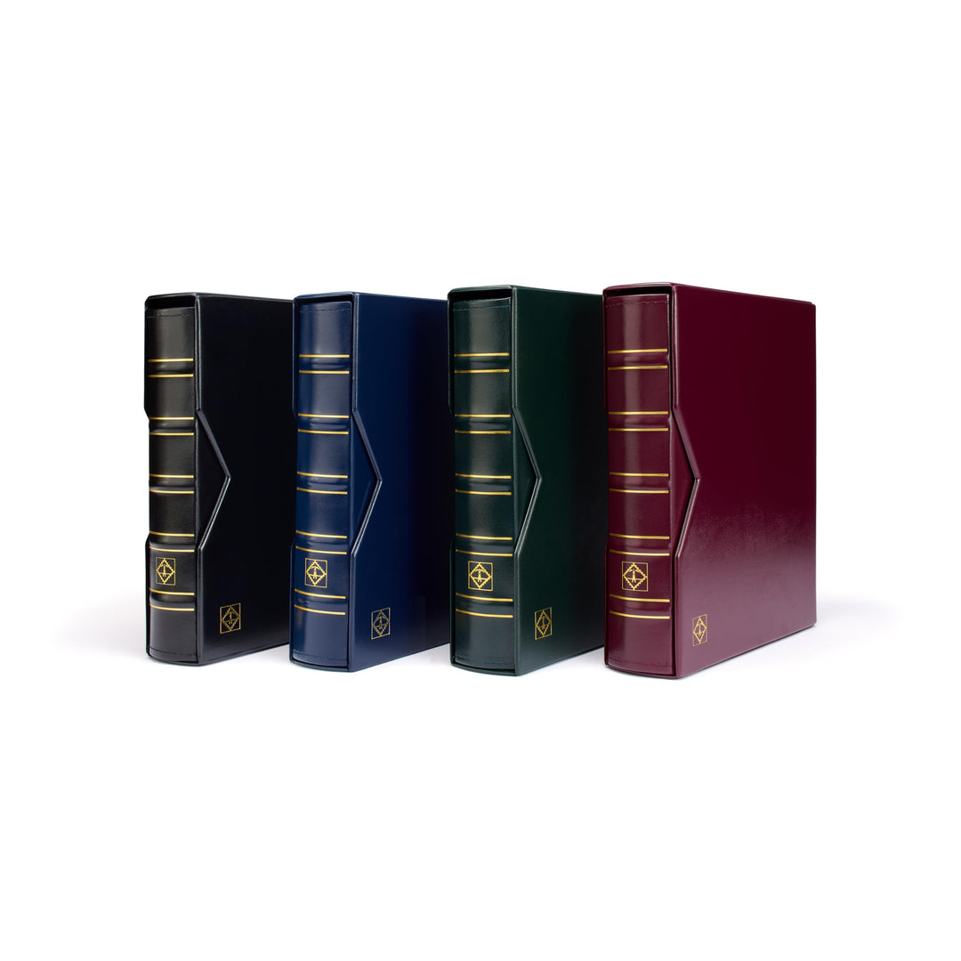 Leuchtturm 318816 Münzalbum Optima Classic - Hochwertiger Ringbinder zum selber Gestalten - inkl. Sc