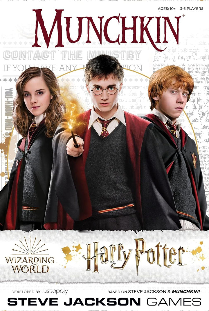 The OP USAopoly - Munchkin Deluxe Harry Potter Card Game - Offiziell Lizenziertes Harry Potter Merch