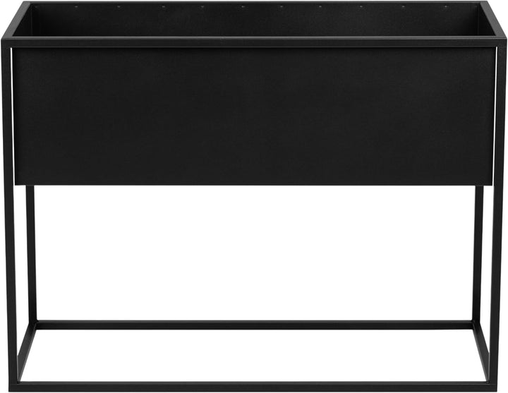 Pflanzenständer Petto - 80x30cm60cm - Farbe Schwarz - für Zimmerblumen - Metallregal - Dekorativer T