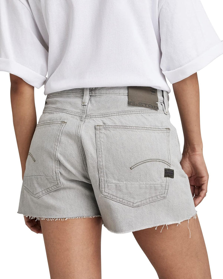 G-STAR RAW Damen Type 89 Cut Shorts 24W Grau (Sun Faded Grey Limestone D21414-d109-d127), 24W Grau (