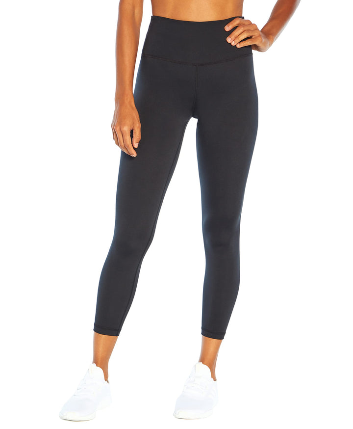 Balance Collection Womens Damen Easy High Rise Ankle Leggings L Schwarz, L Schwarz