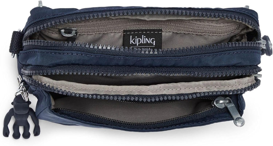 Kipling Unisex-Adult ABANU Multi Crossbody, Blau Bleu 2, 8x19x13 cm Blue Bleu 2, Blue Bleu 2