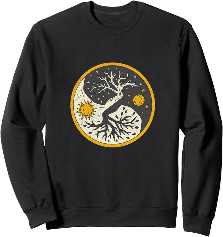 Yggdrasil Wikinger Baum Midgard Odhin Thor Wotan Walhalla Sweatshirt