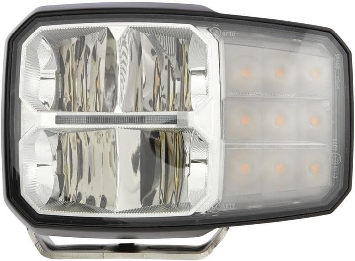 HELLA - LED-Hauptscheinwerfer - C140 - 24/12V - Anbau - Lichtscheibenfarbe: transparent - Stecker: D