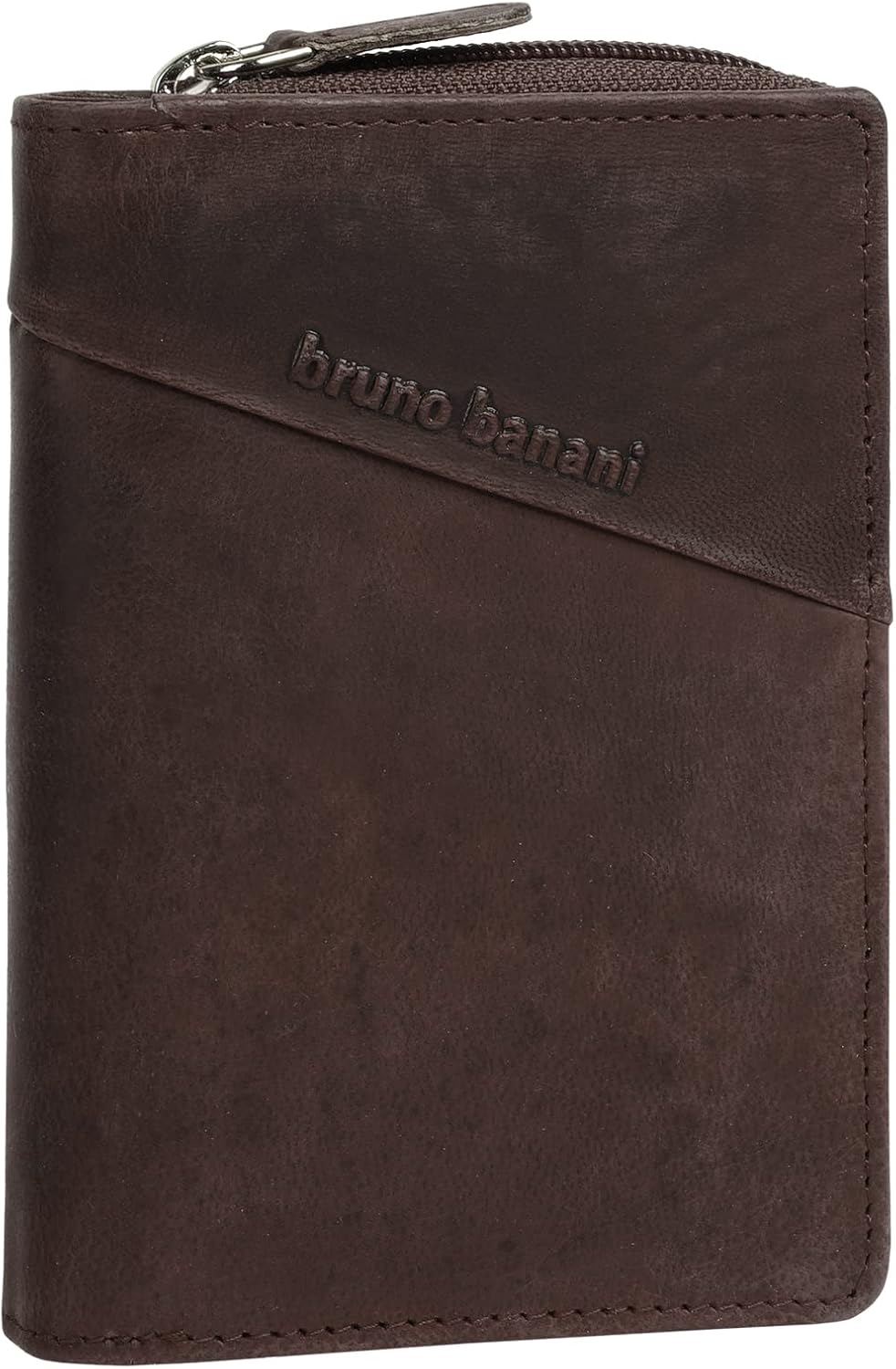 bruno banani Geldbörse Echt Leder Damen | Rindleder Brieftasche, Herren Geldbeutel, Herrenbörse mit