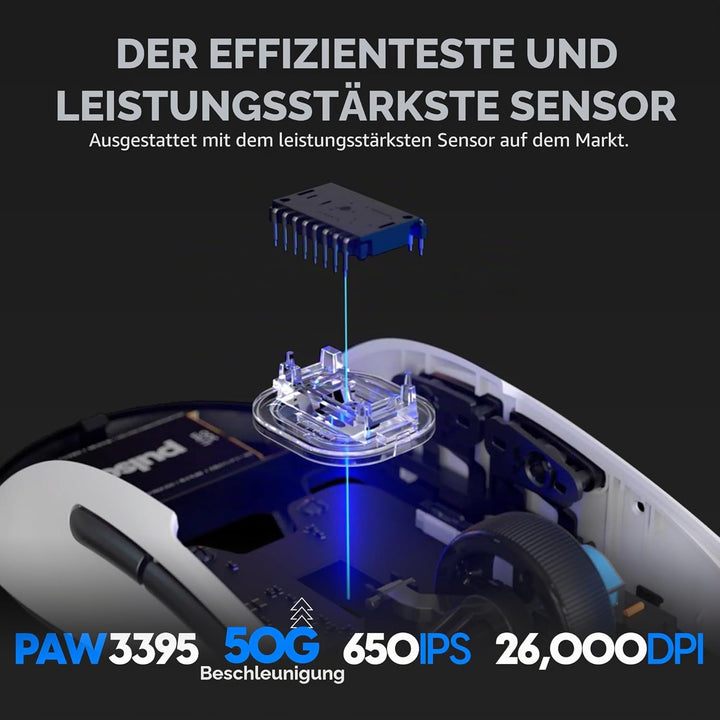 Pulsar Gaming Gears X2A Mini (Schwarz und Weiss) Mini X2A White&Black, Mini X2A White&Black
