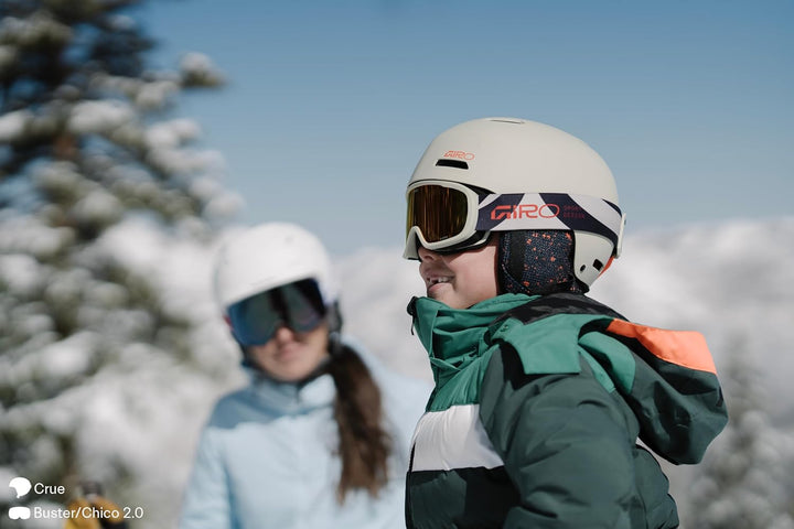 Giro Crue MIPS Kids Skihelm - Snowboardhelm für Jugend, Kleinkind, Jungen & Mädchen Indigoblau matt