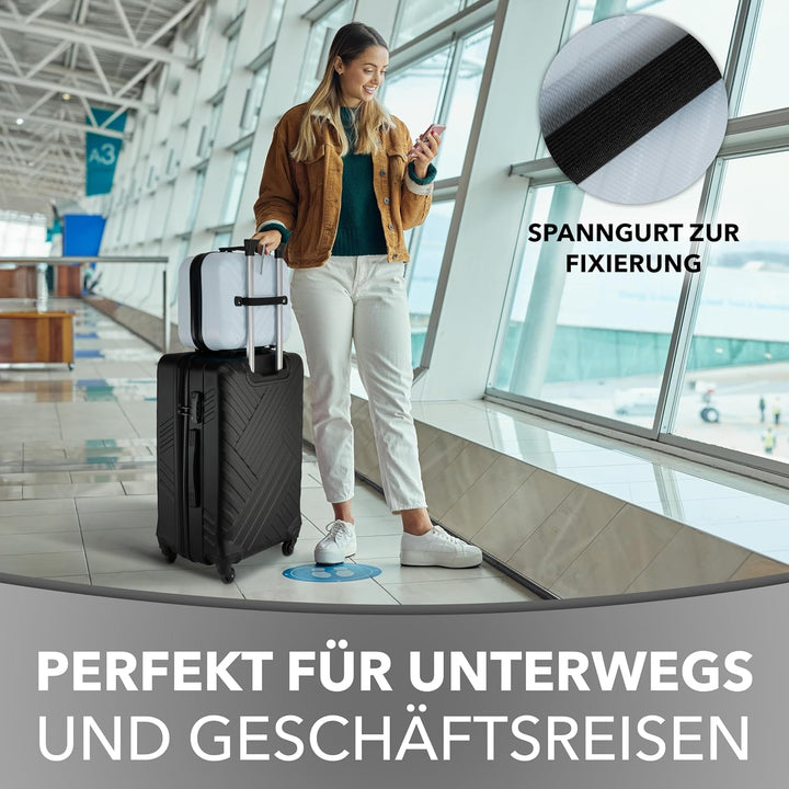 Xonic® Design Kosmetikkoffer aus ABS Hartschale – Robustes Beautycase als Handgepäck - Kosmetiktasch