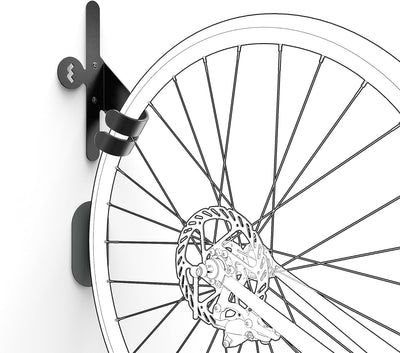 Meliconi MyBike Universal-Fahrrad-Wandhalterung, Wand-Fahrradständerfür den Innen- und Aussenbereich