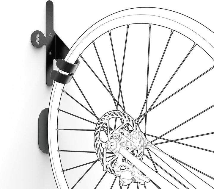 Meliconi MyBike Universal-Fahrrad-Wandhalterung, Wand-Fahrradständerfür den Innen- und Aussenbereich