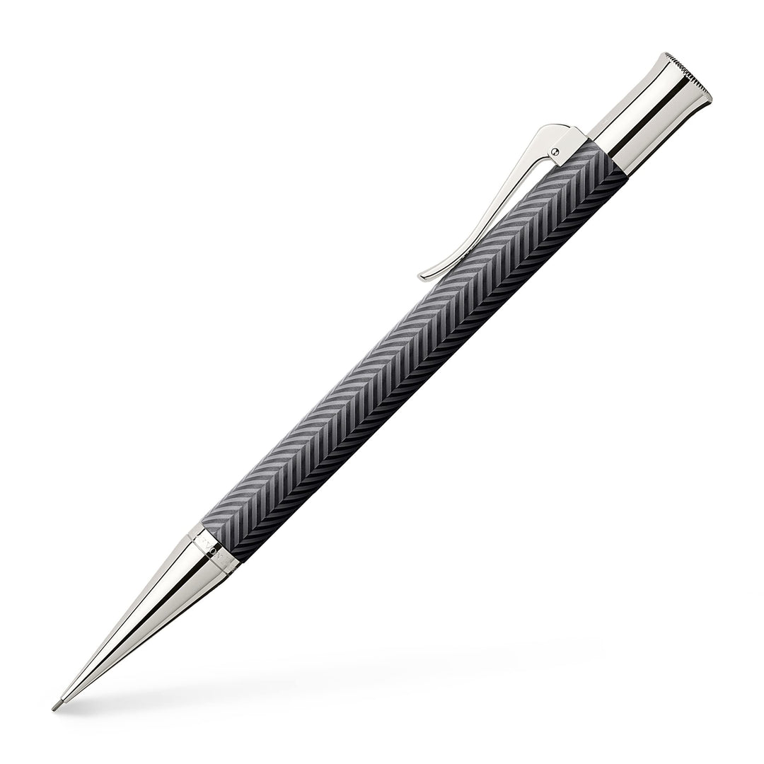 Graf von Faber-Castell 136730 Drehbleistift Guilloche Cisele, braun Drehbleistift Ciselé Anthrazit,