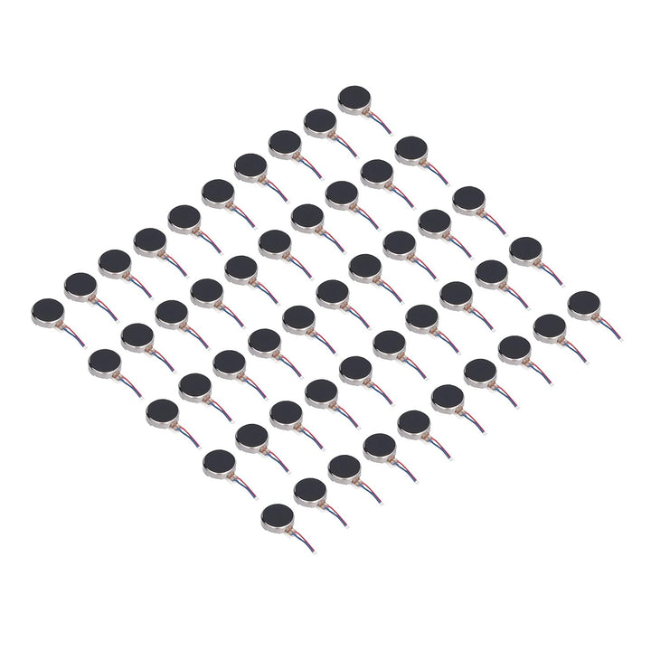 50 Stück Mini-Vibrationsmotoren DC 3V 10x2,7 Mm Anti-Interferenz Kleiner Leichter, Geräuscharmer Mik