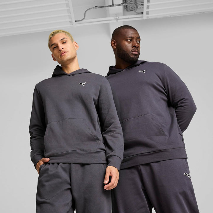 PUMA Herren Better Essentials Hoodie FL Sweat (1er Pack), Galaktisches Grau