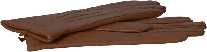 Seeberger Spencer Lederhandschuhe Handschuhe Damenhandschuhe Fingerhandschuhe (7 HS - cognac)