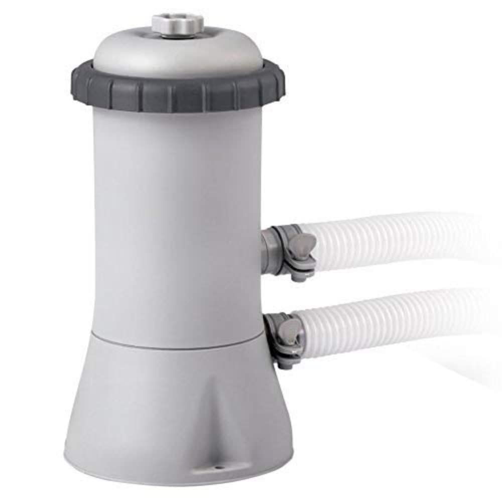 Intex 28604 530 GPH 220-240 V Kartuschenfilterpumpe, Grau Klassisch, Klassisch