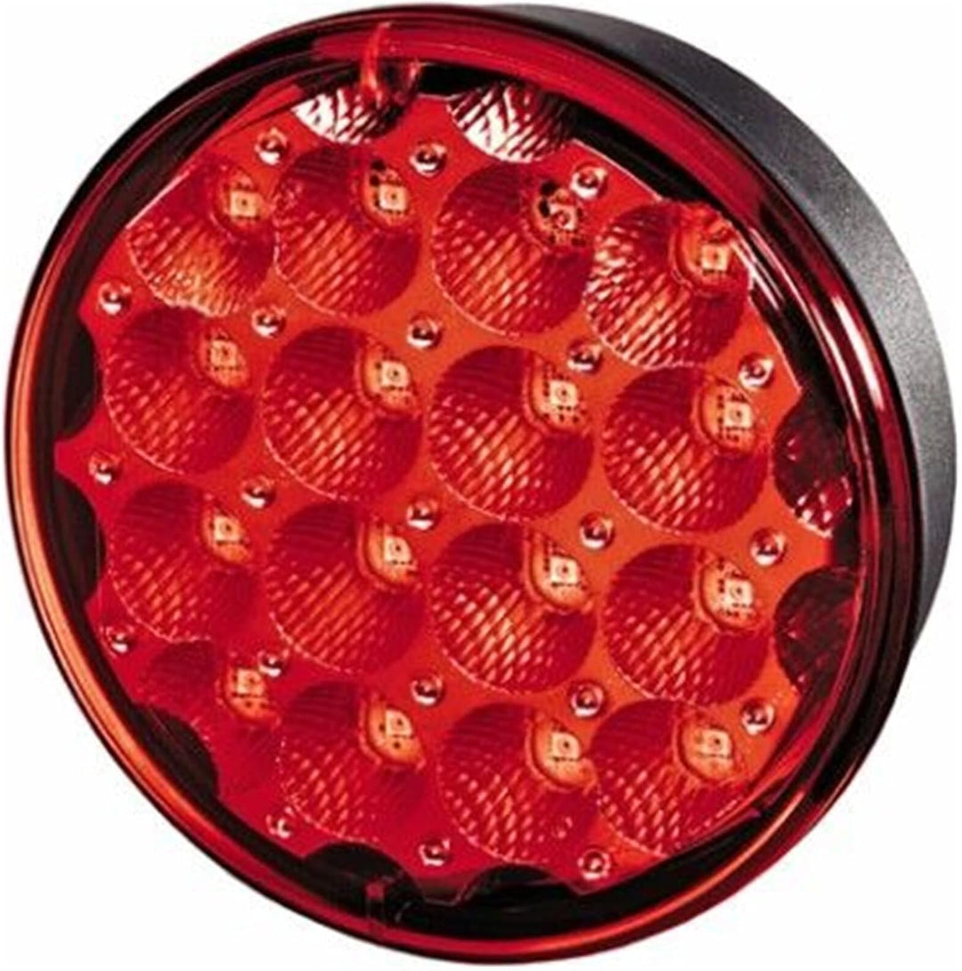 HELLA - Nebelschlussleuchte - LED - 24/12V - Anbau - Lichtscheibenfarbe: rot - Kabel: 500mm - Stecke