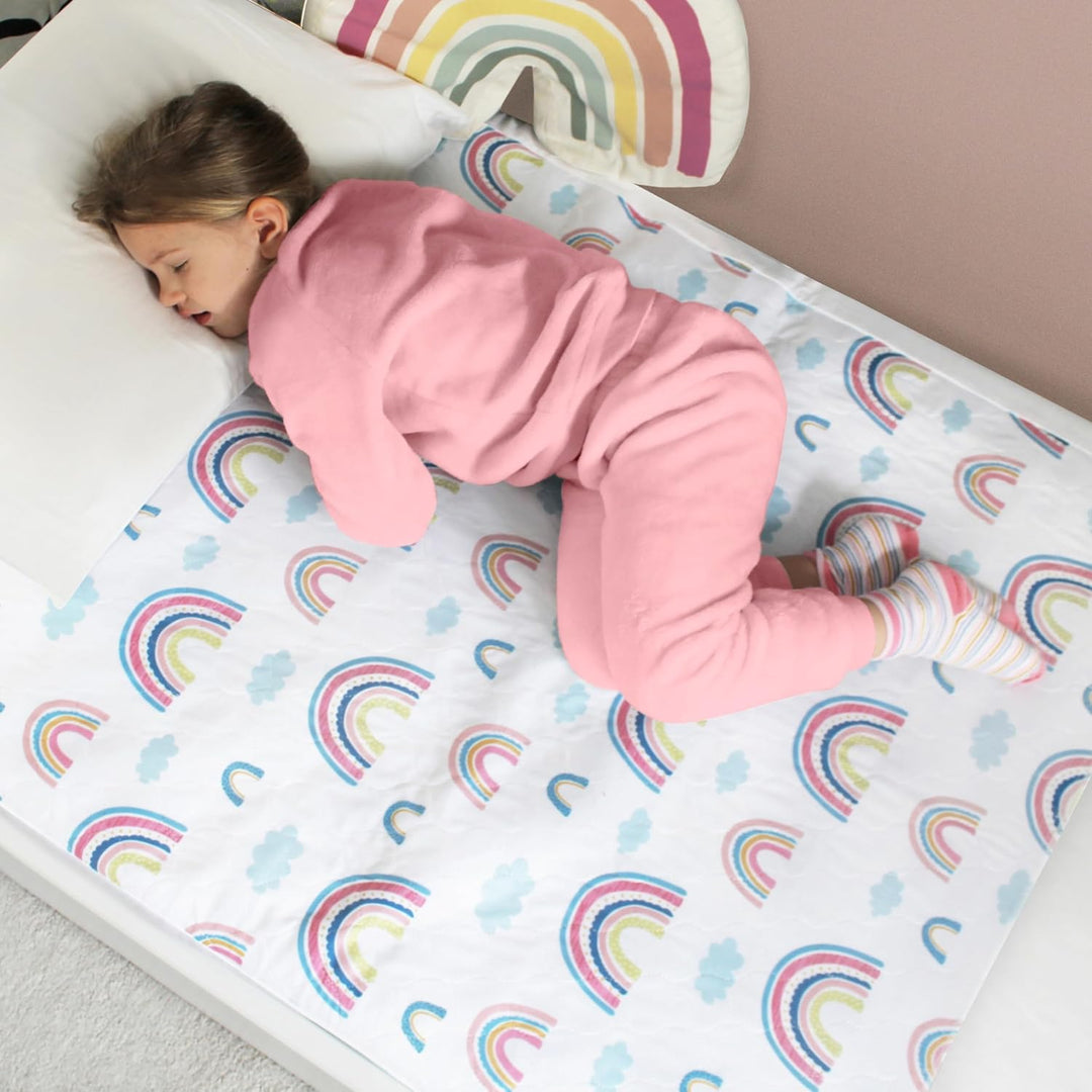 Hygge Sheets® Bettunterlage wasserdicht für Kinder | passend für Baby- & Kinderbett bis 90 cm Breite