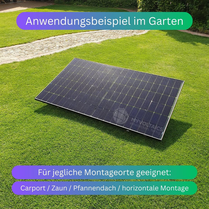 Trina Vertex S+ 430 Watt Solarmodul - Transparent bifazial Version - edles Photovoltaikmodul mit hoh