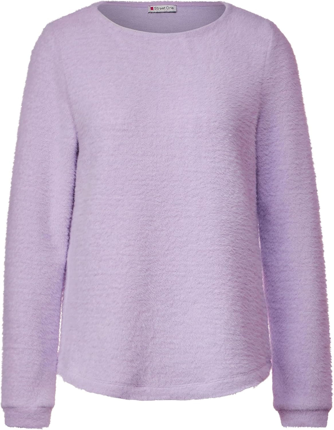 Street ONE Damen Langarmshirt 40 Soft Pure Lilac, 40 Soft Pure Lilac