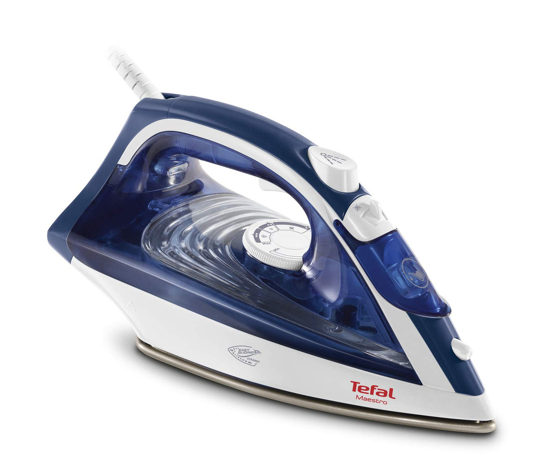 Tefal Dampfbügeleisen FV1845 Maestro | 2300 Watt | 270 ml Wassertank | Keramik Bügelsohle | Dampfsto