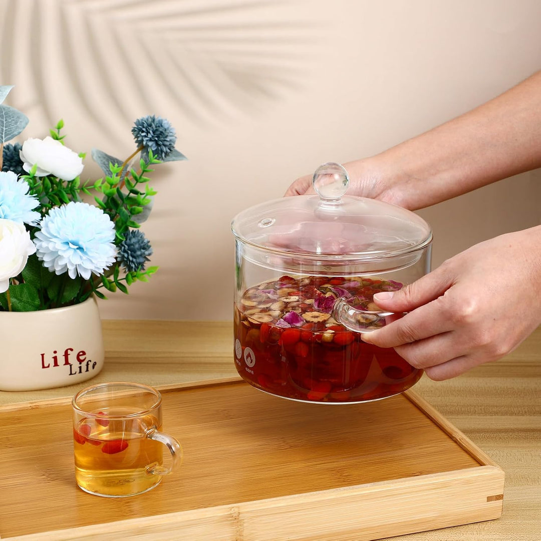 Kochtopf Glas Klare Glas Topf pan Hitzebest?ndige Kochtopf Suppentopf Für Küchenrestaurant Kochen Cl