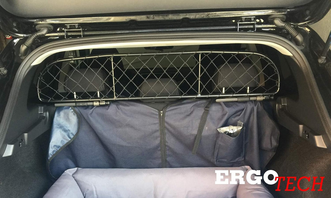 ERGOTECH Trennnetz Trenngitter für NISSAN Qashqai (ab BJ 2017), RDA65-XXS16, für Hunde und Gepäck