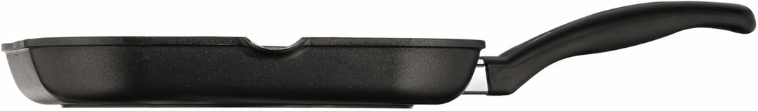 WMF Grillpfanne 27x27 cm mit Ausguss, Aluminium beschichtet, Steakpfanne ideal zum knusprigen Braten