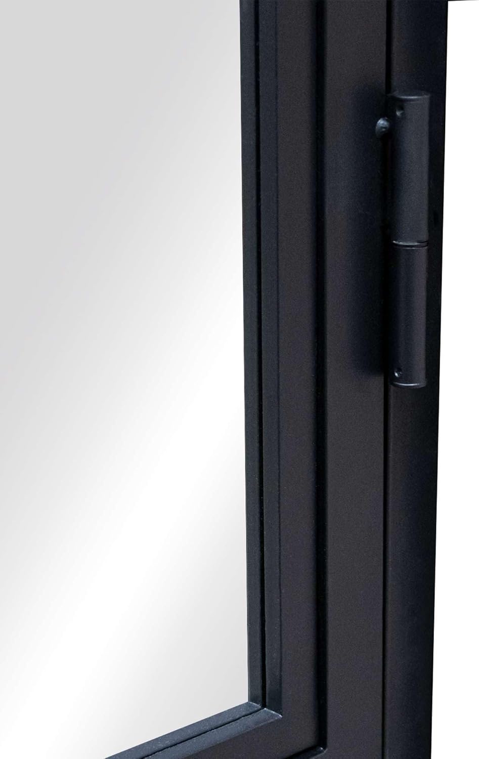 inova Glastür Komplettset 709x1972mm DIN rechts Griffstange Drehtür mit Beschlag und Zarge 709x1972m