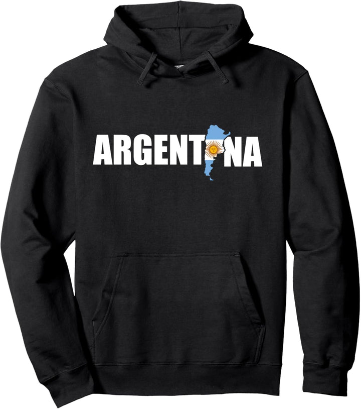 Argentinien Karte Pullover Hoodie